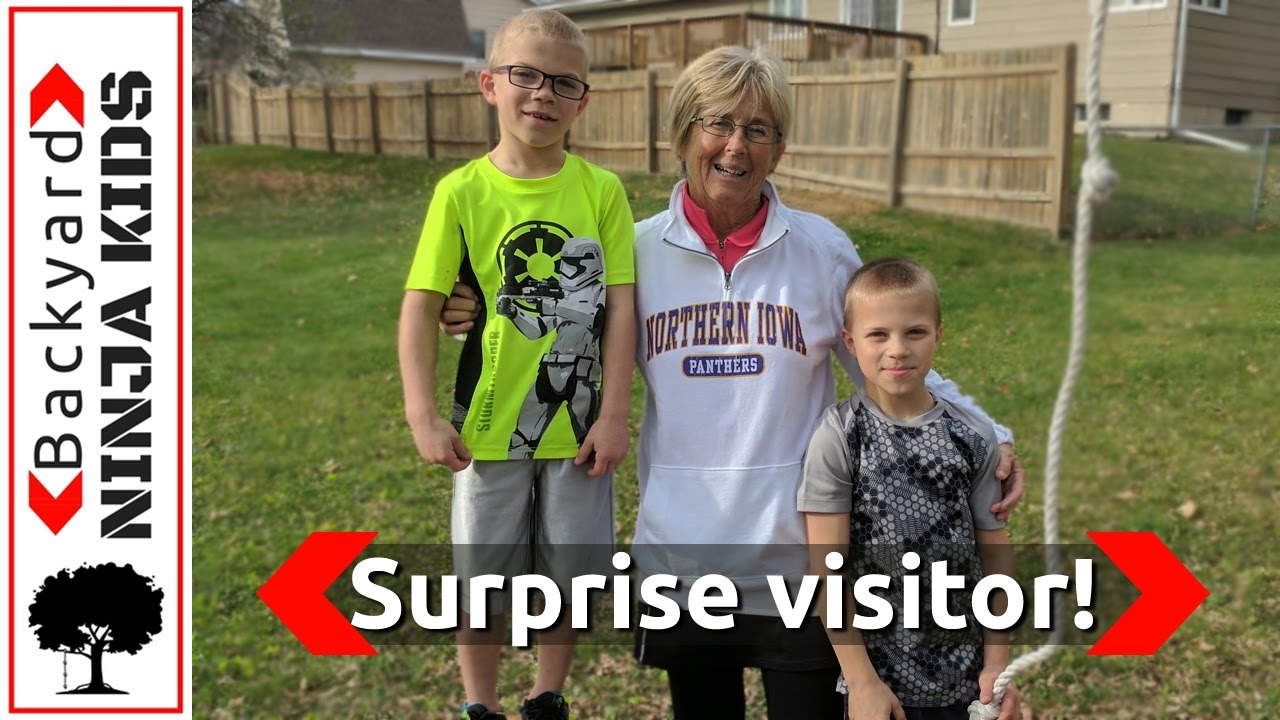 Retired PE teacher surprises kids as they build a backyard 