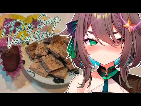 🟢【ES/JP】Stream especial de San Valentín! Preparo chocolate y leo sus historias de (des)amor 🍫💚