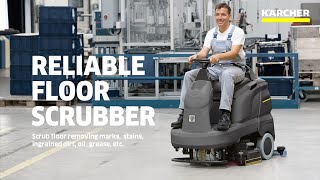 Karcher BD 90/160 R Classic Bp  Ride on Floor Scrubber | Fast & Easy Cleaning Large Areas