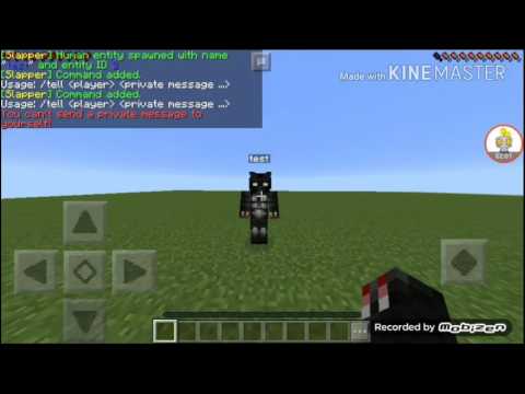 Minecraft PE 0.15.x : PocketMine Slapper Plugin Tutorial - How to Slapper