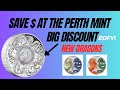 Save money on Silver at the Perth Mint! EOFY & New Silver Dragon Releases!