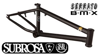 Unboxing new black BMX Subrosa Pro frame full CrMo. 🤩