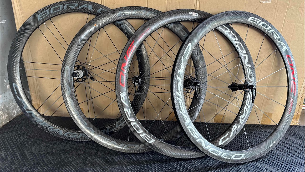 ジャンク　Campagnolo BORA ONE 50 TU AC3 Campagnolo Bora One 50 AC3 rim wheel set (rim brake) 0772889928