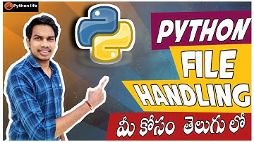 file handling Python In Telugu
