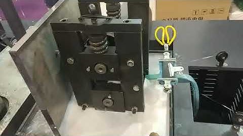 Automatic kitchen mesh scourer making machine with two needles scrubber making machine