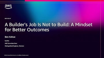 AWS re:Invent 2025 - The Builder