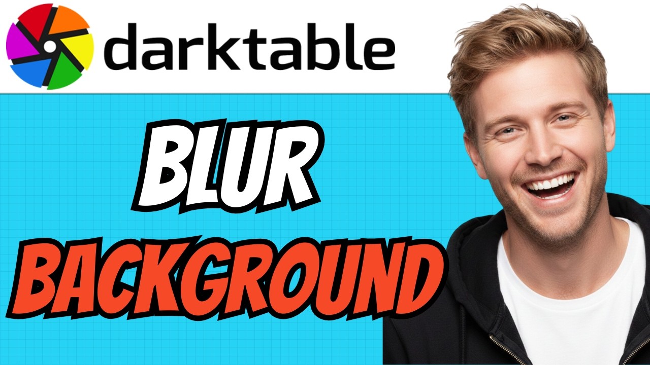How To BLUR Background In Darktable (QUICK & EASY) 2026