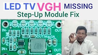 LED TV VGH Voltage Missing | Step Up Converter Fix Explained