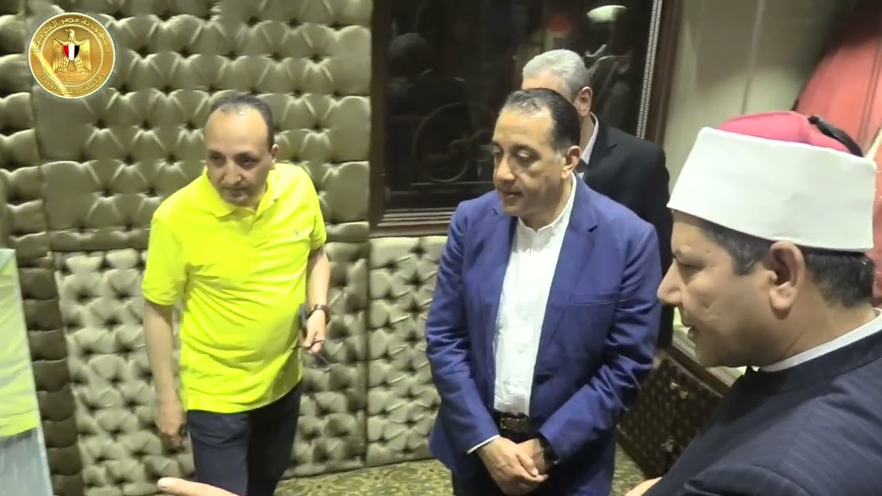 رئيس الوزراء يتفقد أعمال تطوير مسجد السيد البدوي والمنطقة المحيطه به بطنطا