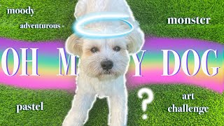 My Dog Chooses What I Draw? Designing A New Oc Together In My Sketchbook