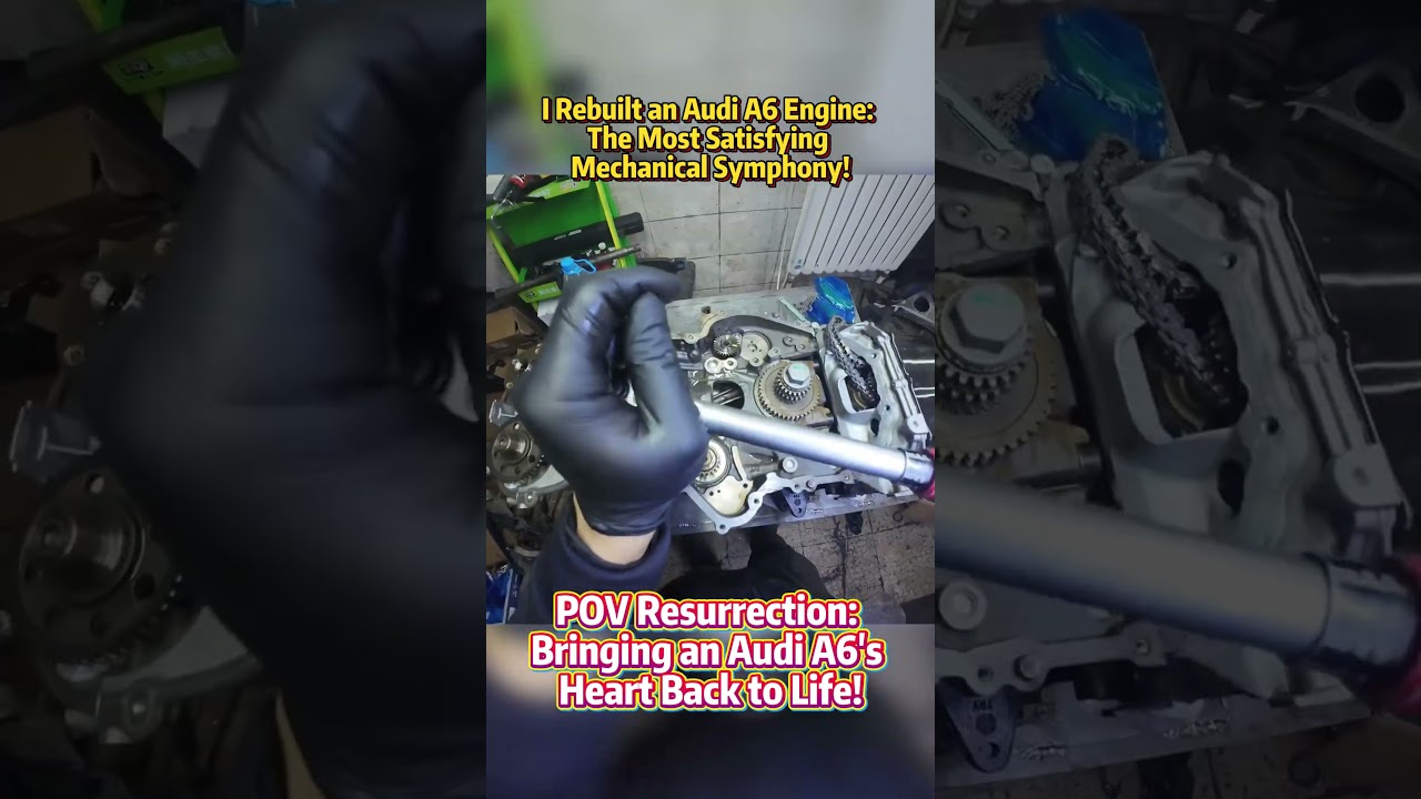 Watch the Magic: A Step-by-Step POV Rebuild of Audi's EA888 Engine!