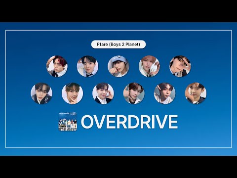 F1ARE (Boys 2 Planet) – OVERDRIVE (AI Cover)