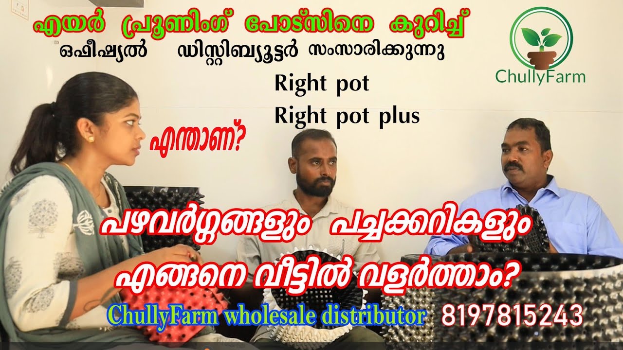 Right Pot, Right pot plus ,air pruning pots എയർ പ്രൂണിങ് പോട്സ്. Chullyfarm 8197815243