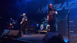 Annihilator performs "Alison Hell" live in Athens @Piraeus 117 Academy, 28.10.2016