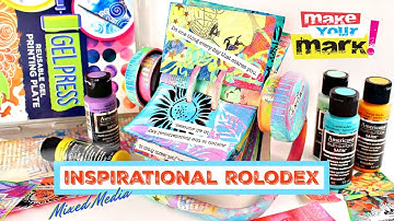 Mixed Media Inspirational Rolodex