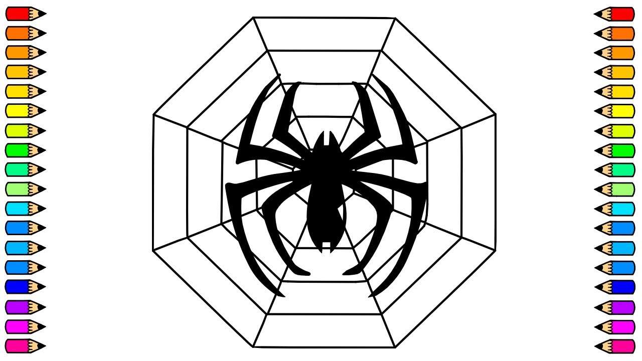 Cómo dibujar una Araña 🕷🕷🕸🕸 / Dibujo de Araña paso a paso / Dibujamos ...