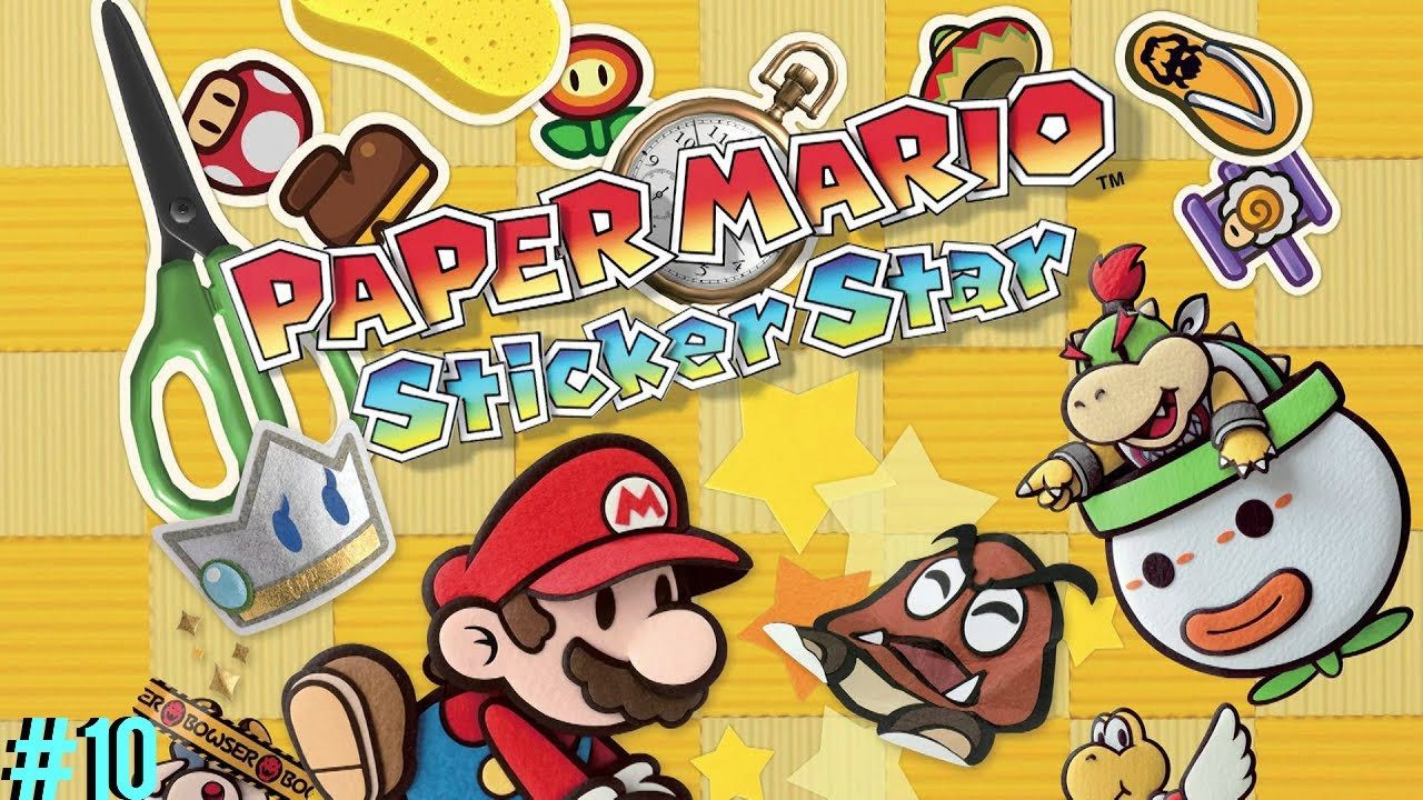 🔴Paper Mario Sticker Star, эпизод 10: "Поиск сегментов Вигглера!" с Proxify