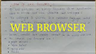 Short notes on web browser || Networking chapter important Short notes for exams#dowithme screenshot 5