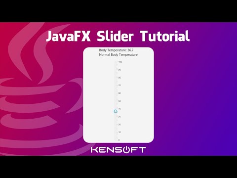 JavaFX Slider Example Tutorial