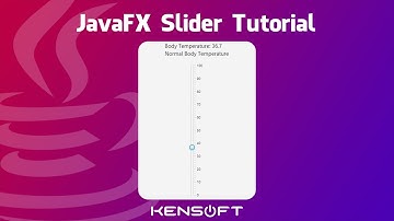 JavaFX Slider Example Tutorial