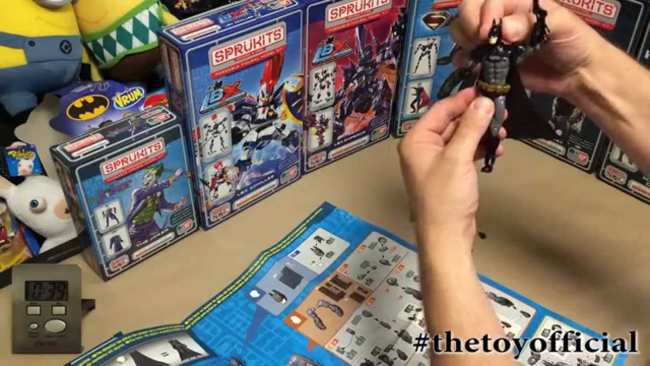 EXCLUSIVE Bandai's "Sprukits" Level 2 Box Open and Time Lapse BUILD