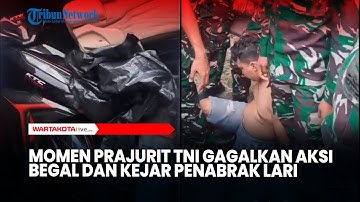 Detik-detik Prajurit TNI Gagalkan Aksi Begal dan Kejar Penabrak Lari di Tol Kebon Jeruk