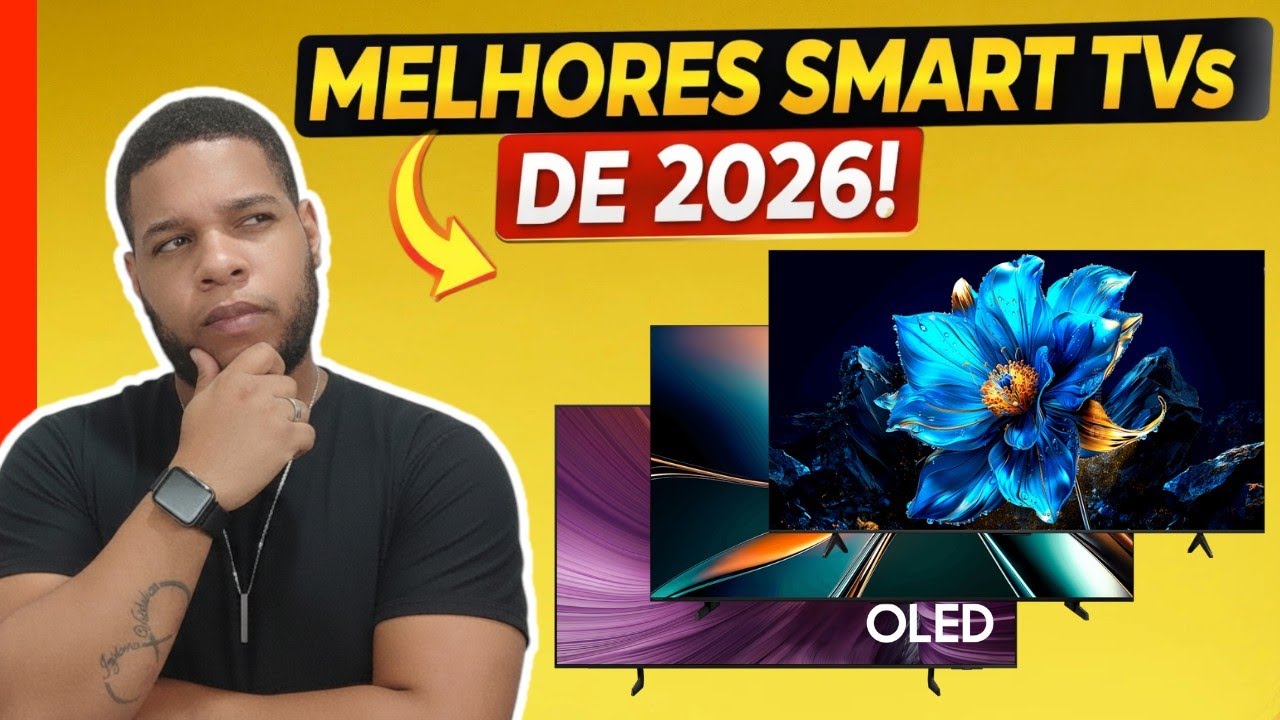 10 Melhores TV SMART CUSTO BENEFÍCIO de 2026 ( QLED, MINILED, OLED )