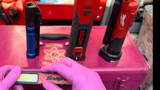 Stick light review; icon, snapon, and milwuakee