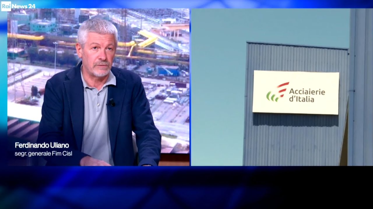 Ferdinando Uliano a RaiNews24: il futuro dell’ex Ilva non può più aspettare