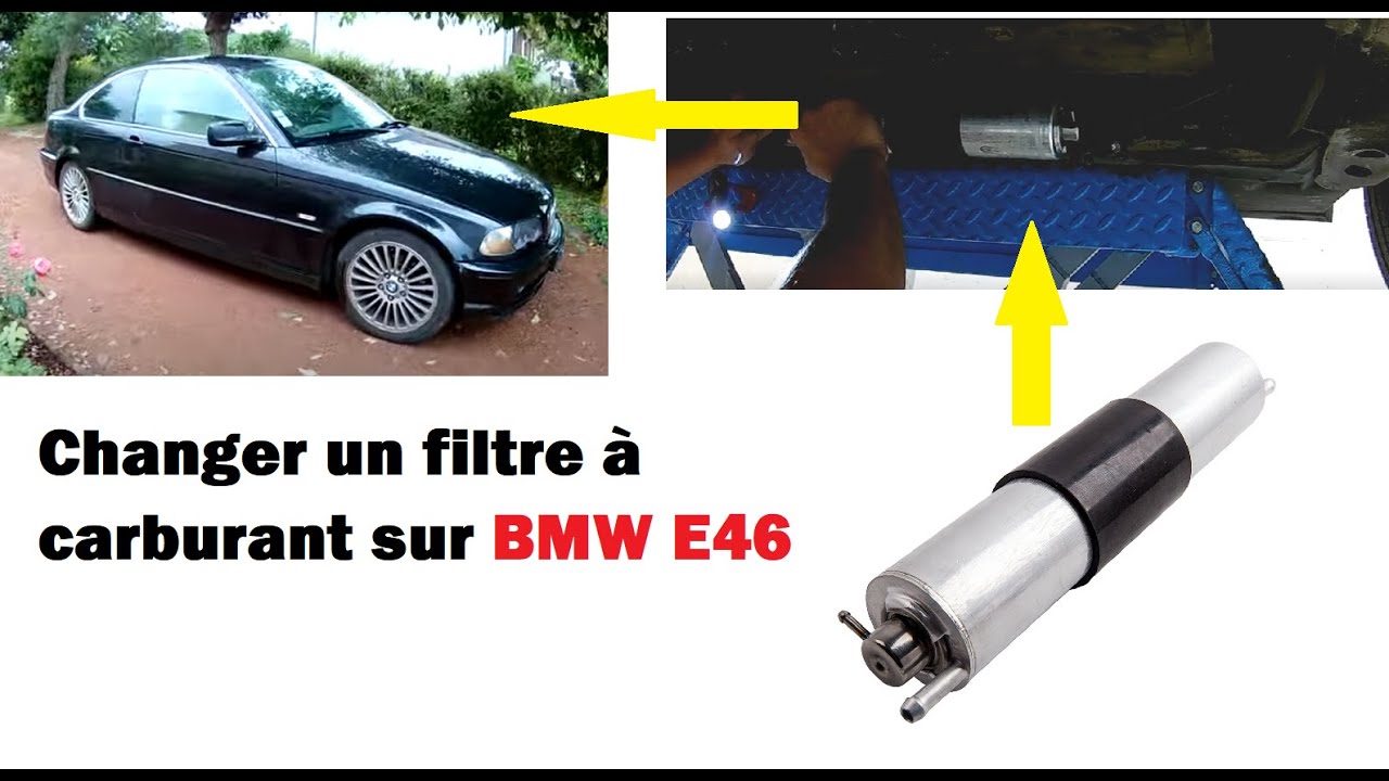 Change fuel filter on BMW E46 