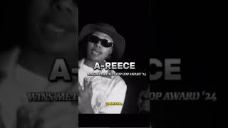 @A-Reece winner Best hip hop award at The Metro Music awards 2024 #areece #awards