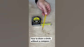 Drawing a circle without a compass