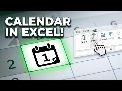 How to Insert Calendar Symbol in Excel Cell