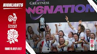 GRAND SLAM CHAMPIONS | Red Roses v France Women's Six Nations Champions