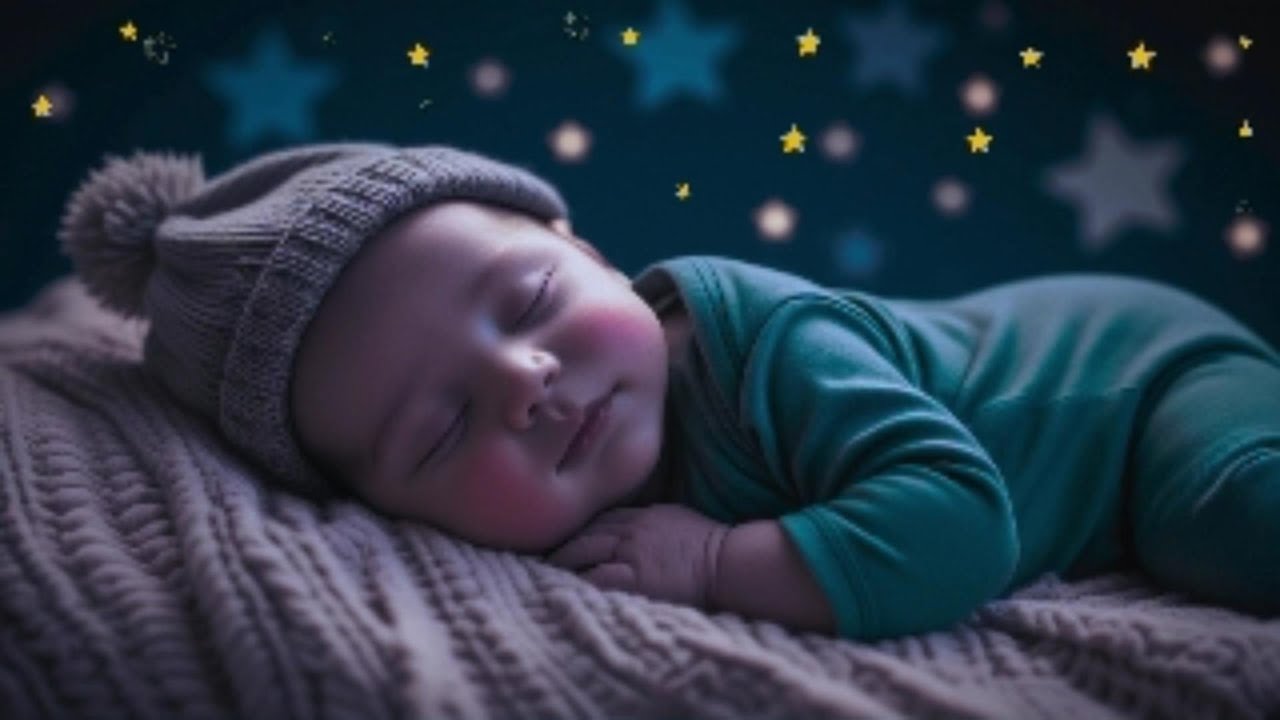 🎵 Gentle Starfall: Mozart & Brahms Lullaby | 3 mins of Soothing Sleep