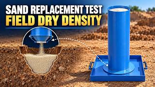 Sand Replacement Test Explained | Field Dry Density with Actual Data