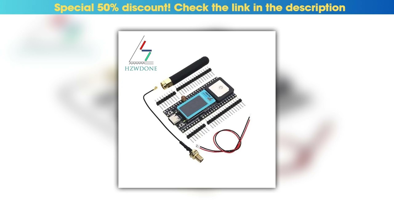 Discount Heltec ESP32 LoRa Meshtastic Asset Tracker SX1262 Wi-Fi Bluetooth GPS Tracker for Vehicle•