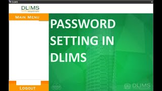 Pword Setting In Dlims Pword Setting In Oracle Dlims