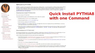 The Easiest Way to Install PYTHIA8 with ROOT & Run the Example