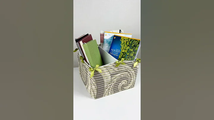 The handmade book organizer my grandmother made #craft #DIYInspiration #HandmadeHomeDecor thumbnail