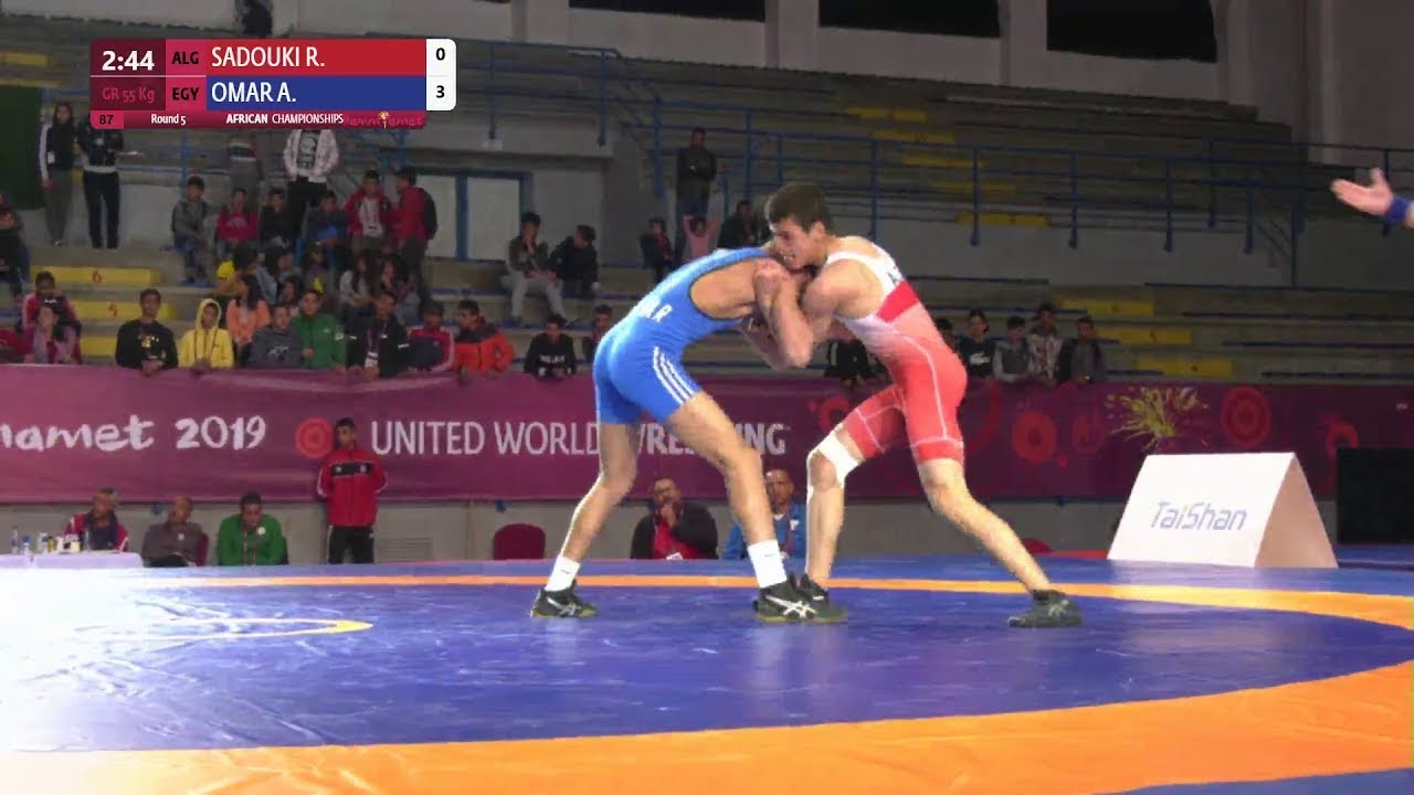 Round 5 GR - 55 kg: R. SADOUKI (ALG) v. A. OMAR (EGY)