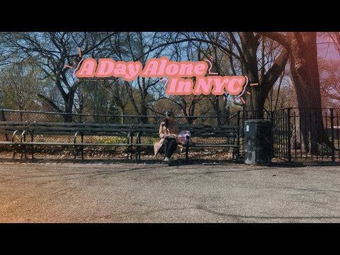A Day Alone in NYC | Reading, Parks, Enjoying Spring 🏙️🤍☁️