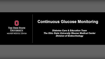 Continuous glucose monitoring | Ohio State Medical Center