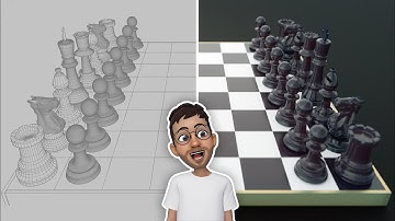 Making a Chess Set in Blender! [ First Blender Project ]