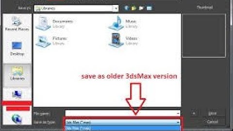 How to open 3Ds max file Latest versions into any older version ..