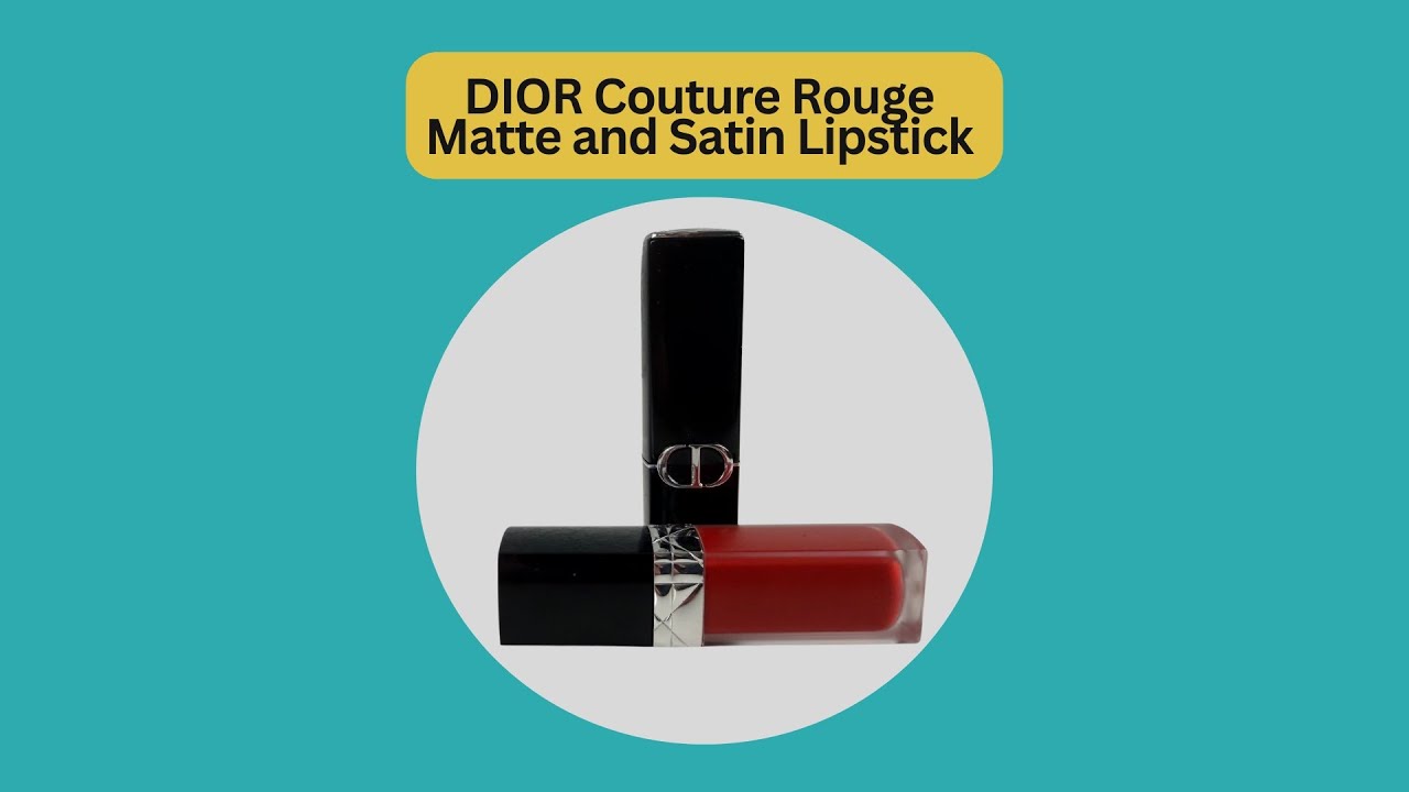 DIOR Couture Rouge for Festive Lips - matte and satin!