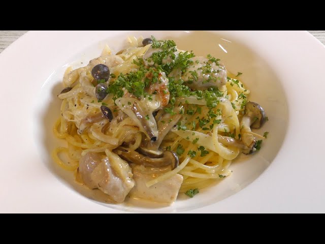 濃厚パスタ料理】プロが教える絶品クリームパスタの作り方 - YouTube