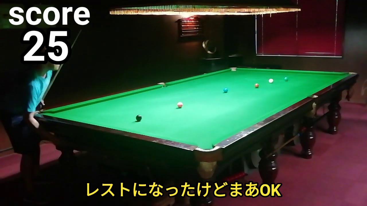 スヌーカーとポケットの違い ノークッションでのポジション Snooker Bible センチュリーブレイカーへの道