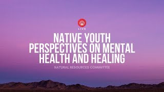 Native Youth Perspectives on Mental Health and Healing