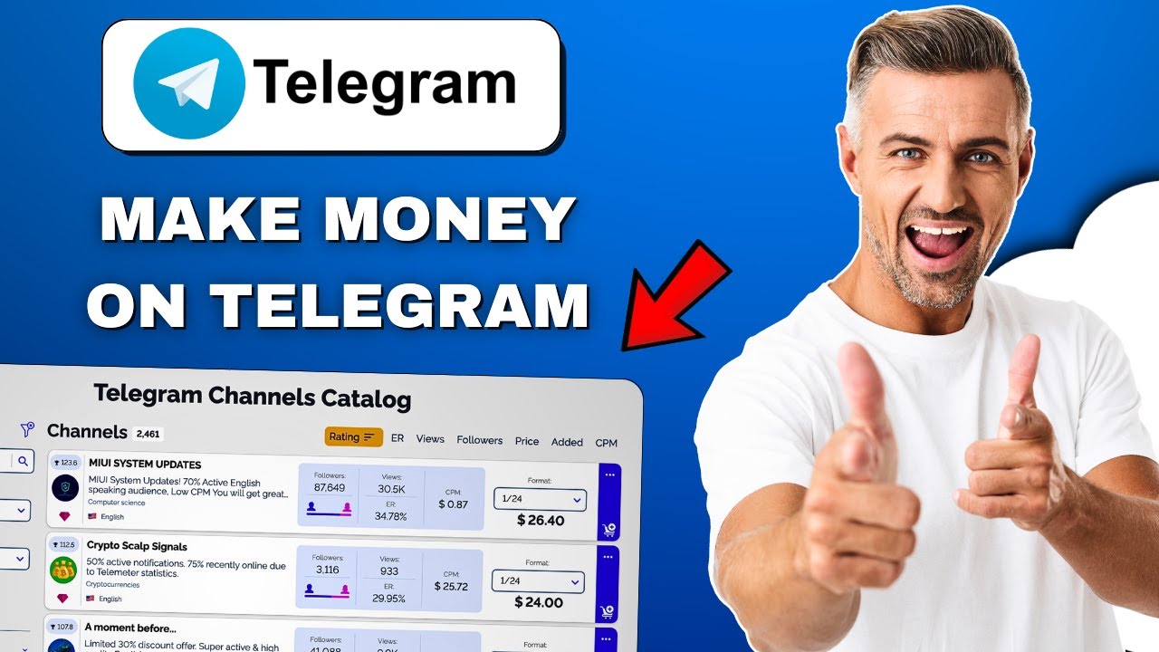 BEST WAY to Make Money on Telegram - Work From Home Remote Job